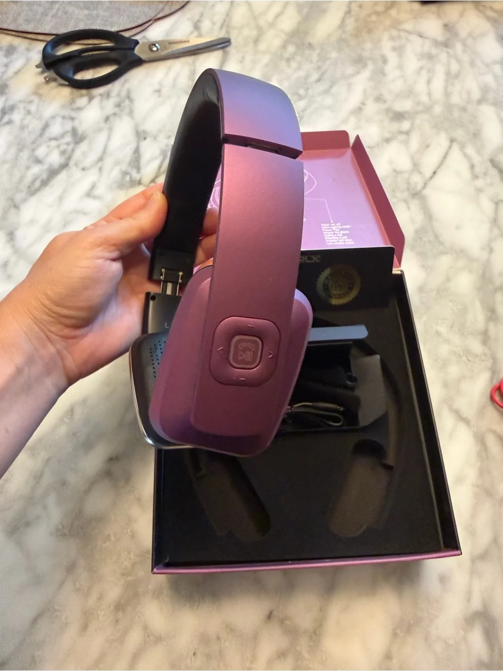 RLX100 Wireless Over-Ear Headphones - purple